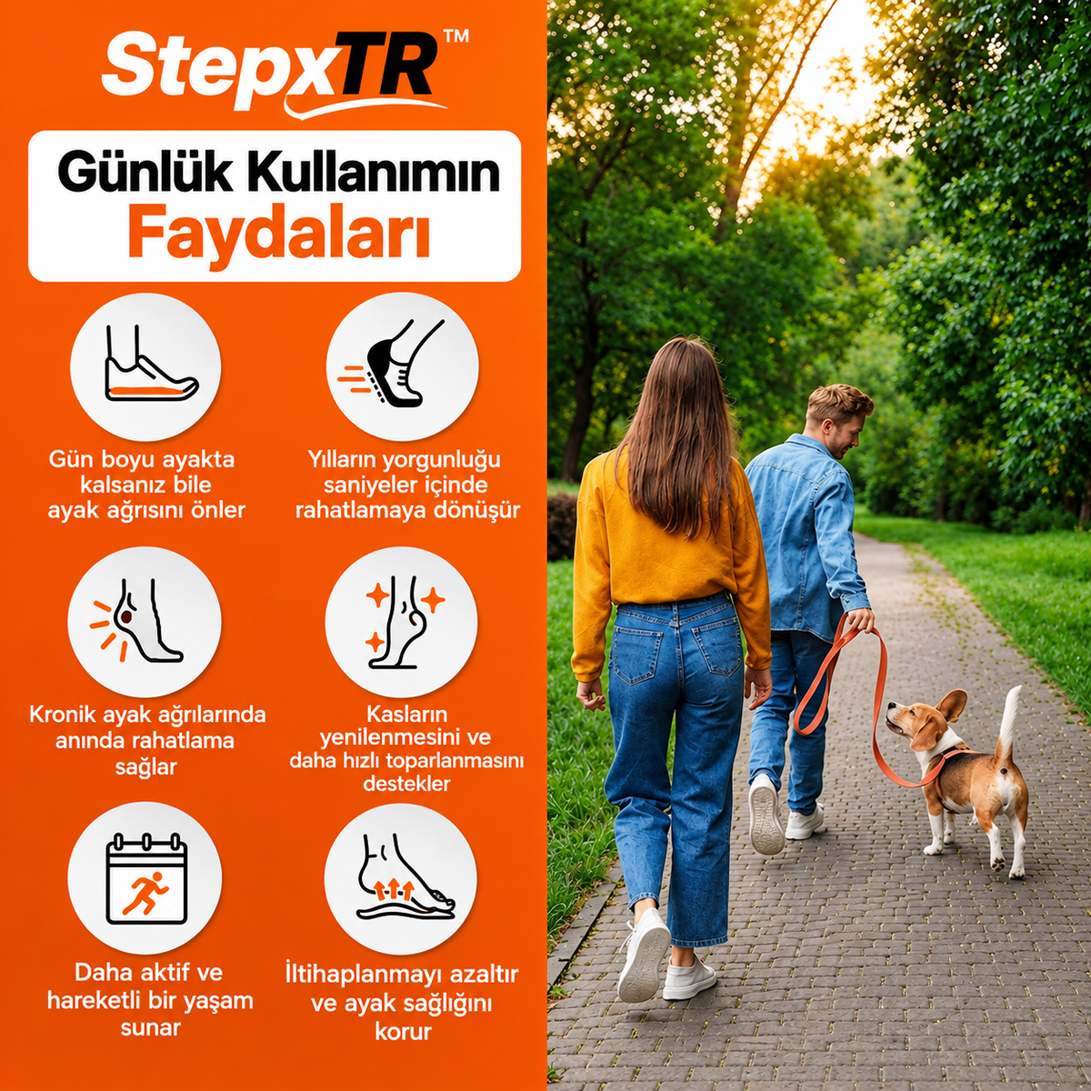 StepxTR™ Ortopedik Tabanlık