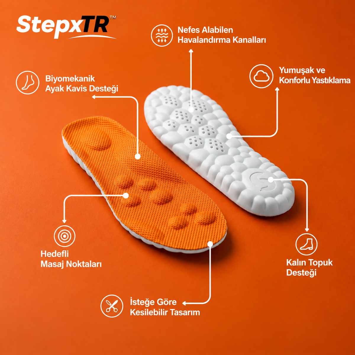 StepxTR™ Ortopedik Tabanlık